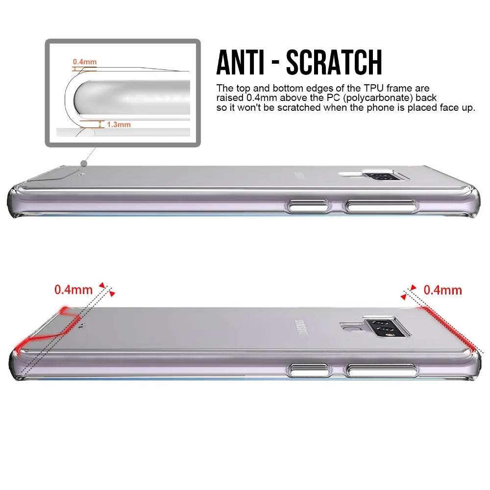 VIAERSON Shockproof Clear TPU+ PC Back Cover For Samsung Galaxy S8 S9 Plus Note8 Note9 A8 A6 2018 J2 Pro J5 J7 2017 |