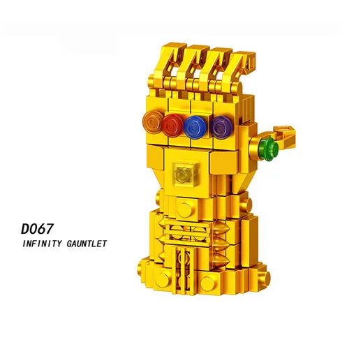 D067 NO BOX Marvel танос кульл обсидиан Супер Герои Мстители Конструкторы детские игрушки Фигурки - Цвет: D067 NO BOX