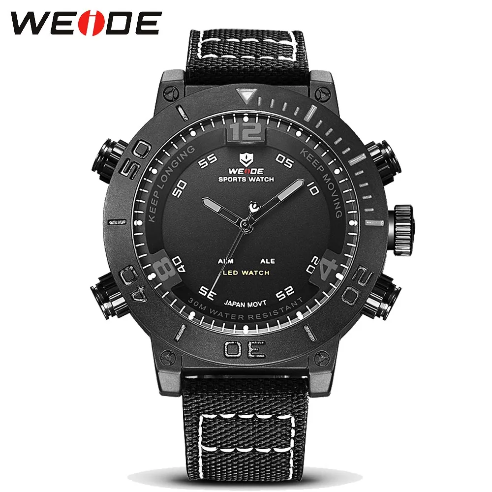 2017 WEIDE Брендовые мужские повседневные спортивные часы светодиодный цифровые