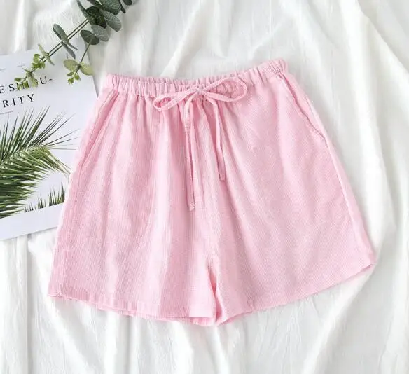pink 1 Fdfklak, новинка, летняя Пижама, женские штаны, Короткие штаны для сна, пижама для девочек, штаны, повседневная женская домашняя пижама, штаны - Цвет: pink 1