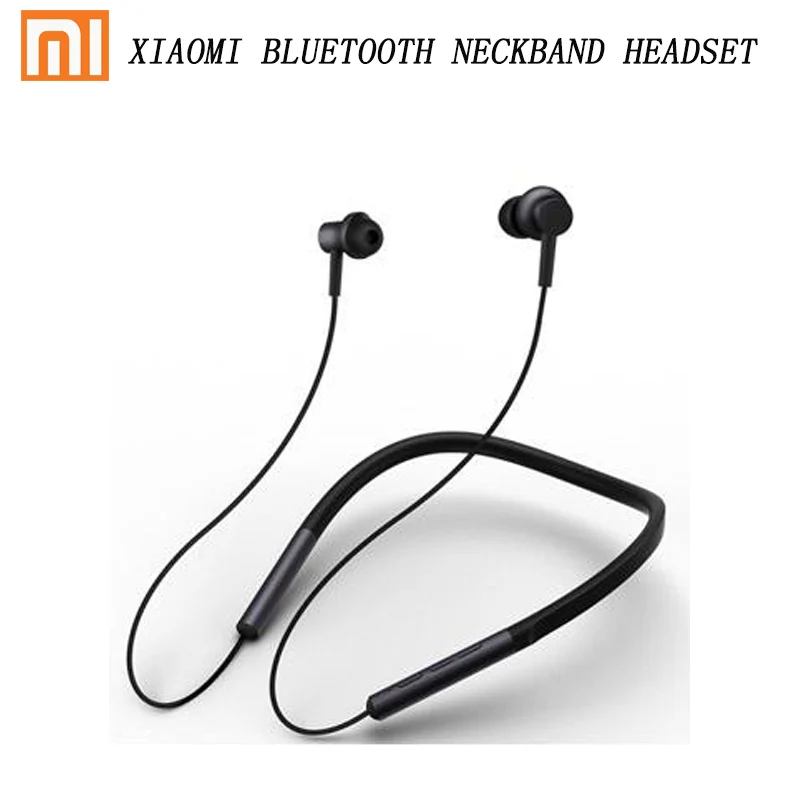Новейшая Bluetooth гарнитура Xiaomi с шейным ободом спортивные оригинальные