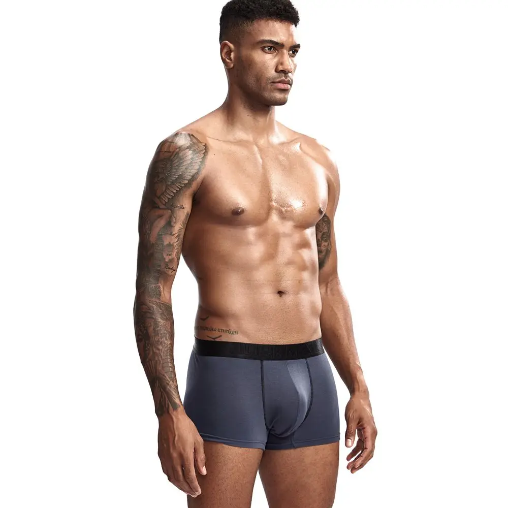 JOCKMAIL, Фирменное Сексуальное мужское нижнее белье, мужские боксеры, 3D, в форме гамака, дизайнерские дышащие сетчатые вставки, мужские боксеры, шорты