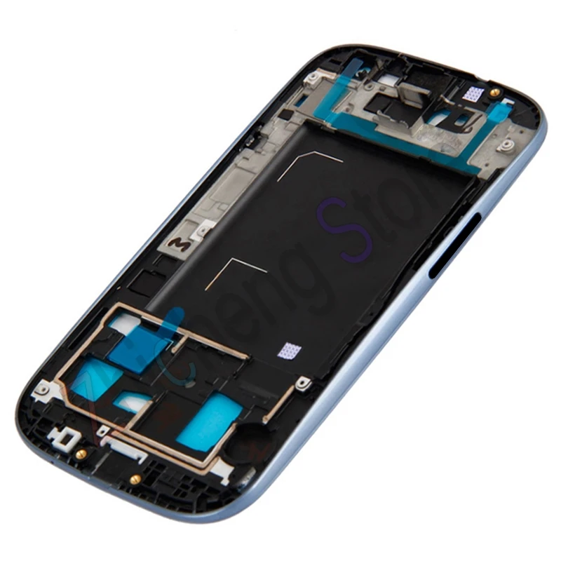 Передняя рамка корпуса для Samsung Galaxy S3 GT-I9300 i9305 9300i пластина Средняя Лицевая панель