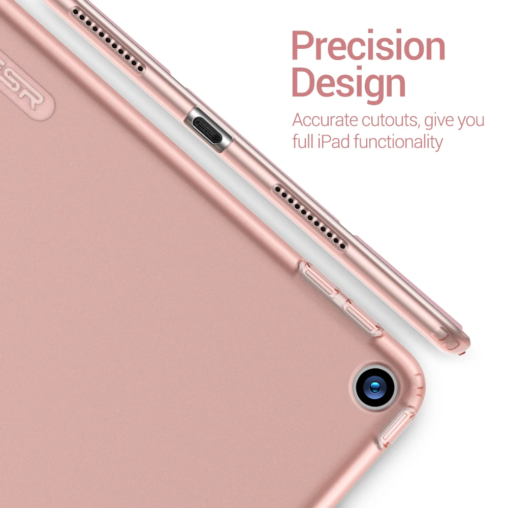 ESR Smart чехол для iPad Air 3 Folio ультра тонкий гибкий ТПУ отскок задняя крышка прорезиненное покрытие чехол для iPad Air