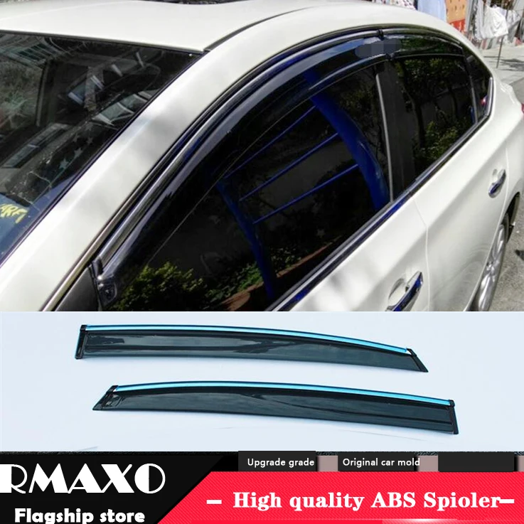 Для Nissan Sylphy Пластик оконный козырек 2011 2015 Vent Оттенки Защита от солнца дождь
