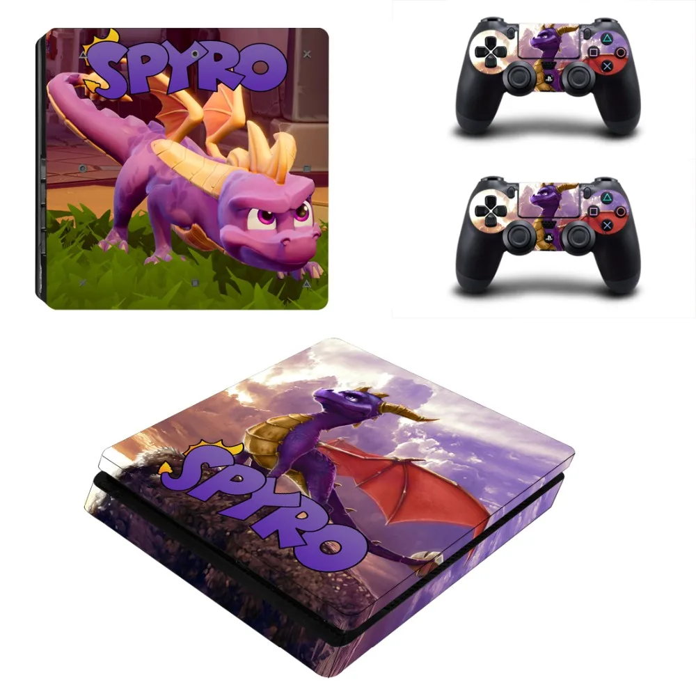 Игра Spyro Дракон PS4 тонкий переводная картинка наклейка для Sony PlayStation 4 консоли и 2