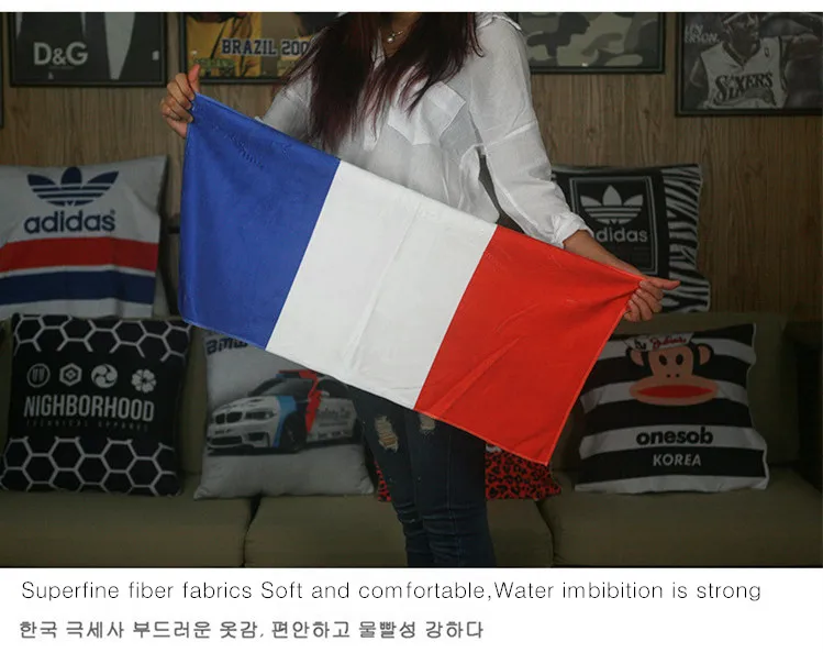 ТКАНЕВОЕ полотенце из сверхтонкого волокна с изображением флага m67 для танцев
