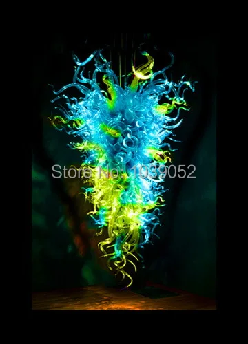 

Factory Price Rustic Hand Blown Art Glass Modern LED Chandelier
