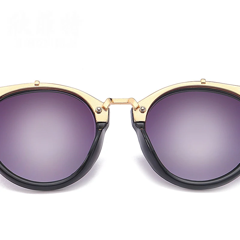 Очки солнцезащитные женские круглые в винтажном стиле с градиентом|round sunglasses
