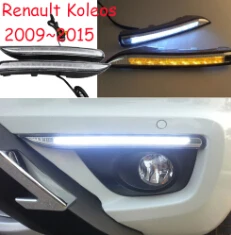 Светодиодный, 2009~ Koleos Дневной светильник, Koleos противотуманный светильник, Koleos головной светильник, Fluence, Kangoo, Laguna, Logan, megane, sandero; Koleos задний светильник - Цвет: LED DRL white yelo