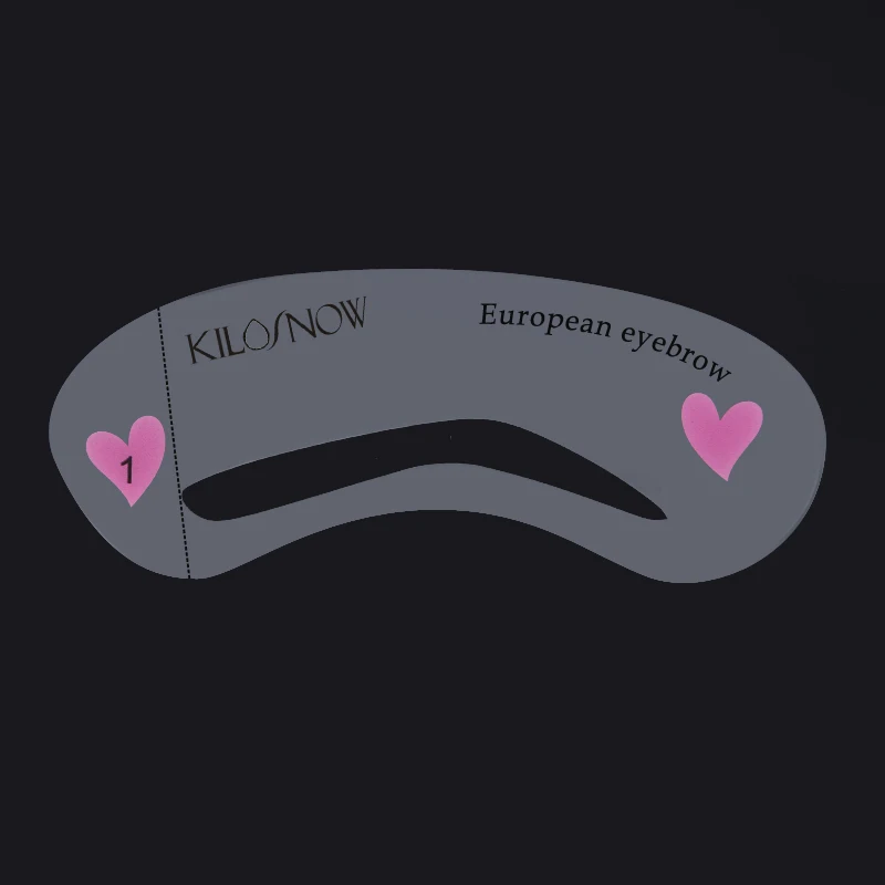 2017 Лидер продаж трафареты для бровей 3 стиля многоразовые Руководство рисования