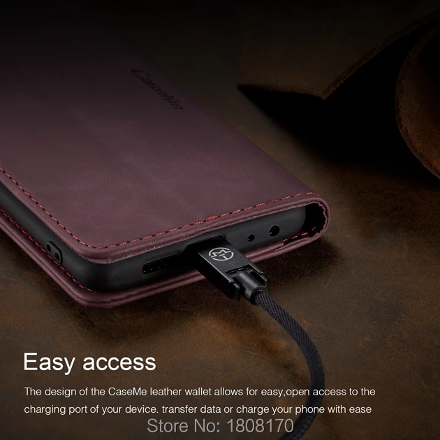 CaseMe кожаный чехол кошелек для Samsung Galaxy A70 A50 A40 A20 A30 M10 M20 S10 5G S9 S8 Plus S7 Edge Ретро флип 50