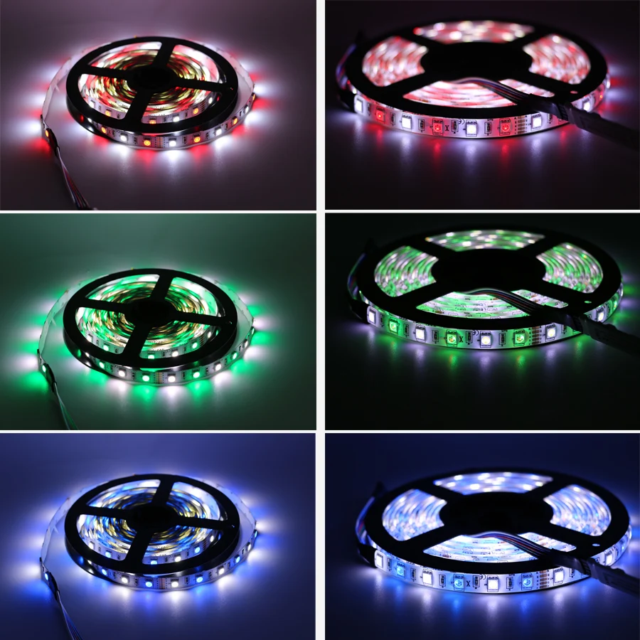 RGB RGBW RGBWW 5050 SMD светодиодные полосы света Wifi контроллер DC 12V адаптер Светодиодная