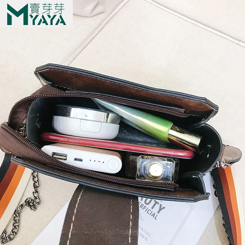 MAIYAYA 2019 сумка для женщин модные сумки на плечо Маленькая цепочка через из