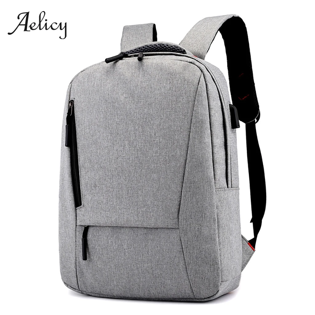 Рюкзак Aelicy для ноутбука с usb разъемом школьная сумка защитой от кражи 16 дюймов