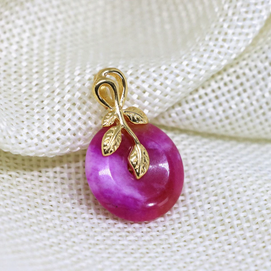 Красота золото-цвет 18 мм круглые на плоской подошве монета падение Подвеска