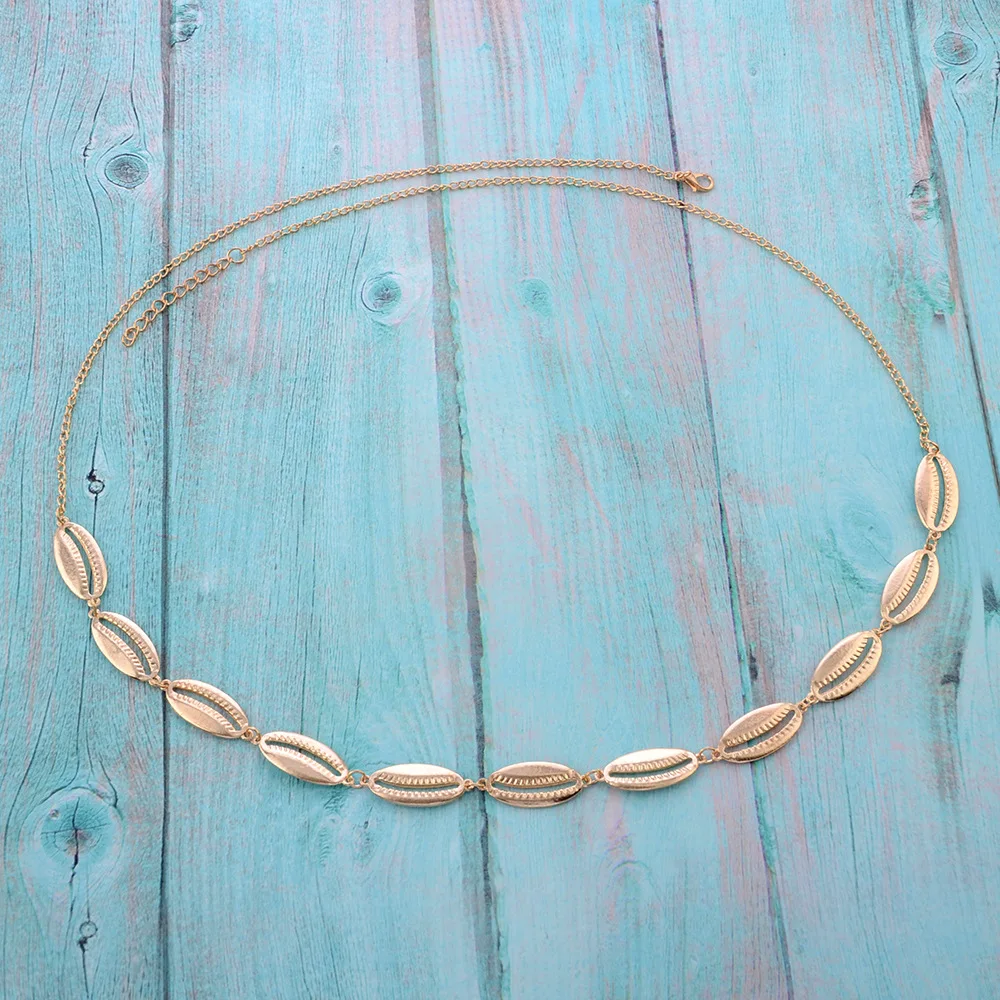 Цепочка на талию Seashells этнический хиппи богемный Пояс для танца тела фестиваль