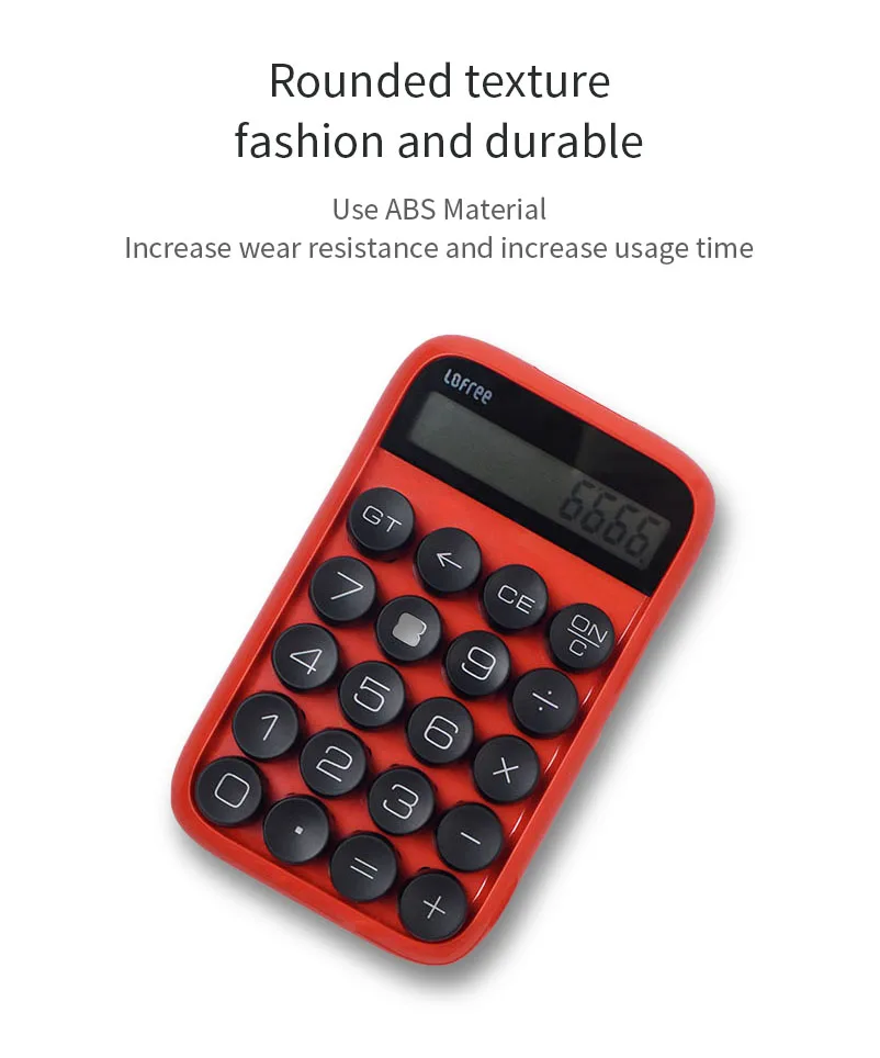 XIAOMI LOFREE портативный студенческий научный калькулятор портативный многофункциональный цифровой ЖК-калькулятор для обучения математике