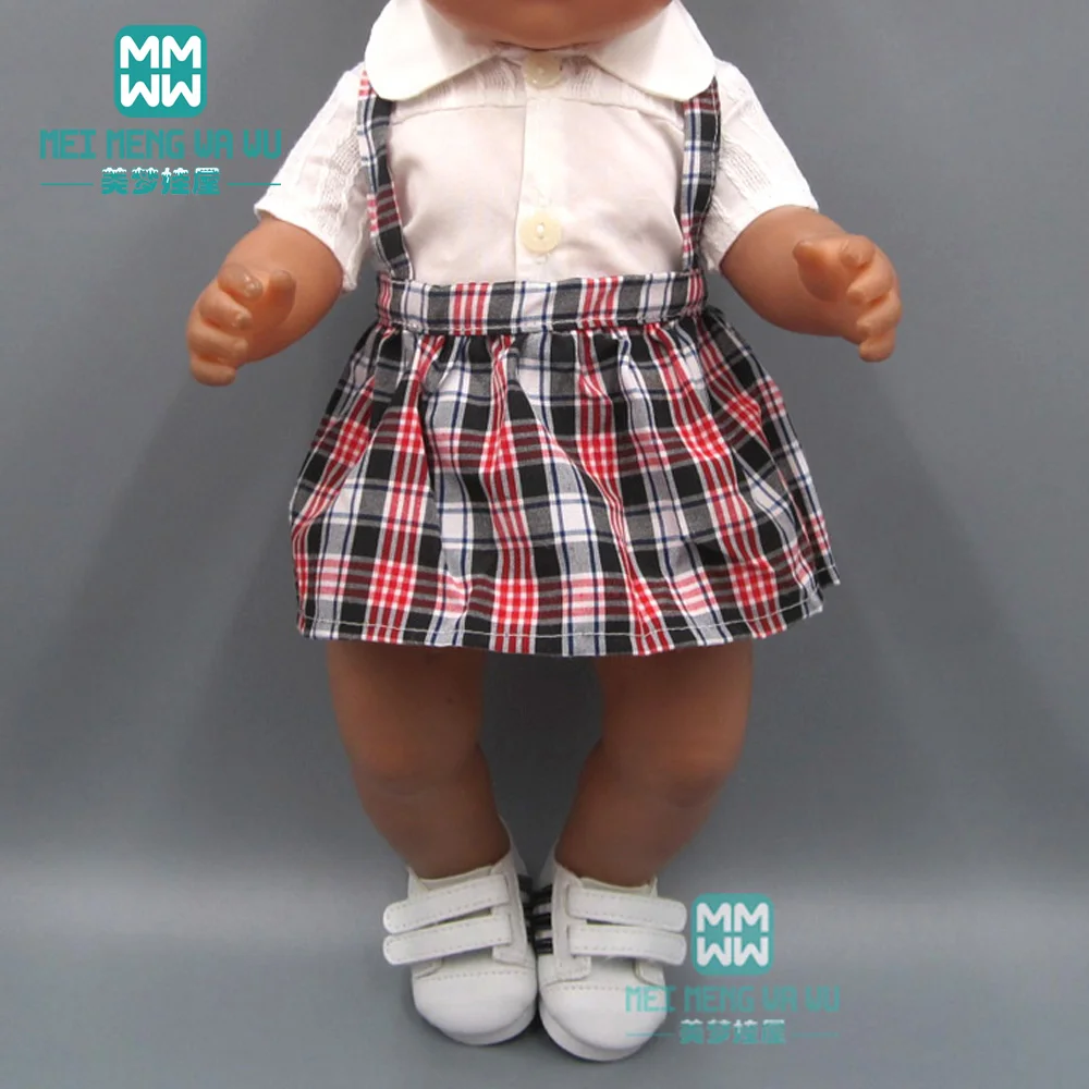 Детская Одежда для кукол, подходит для новорожденных 43 см, футболка с принтом+ розовые шорты