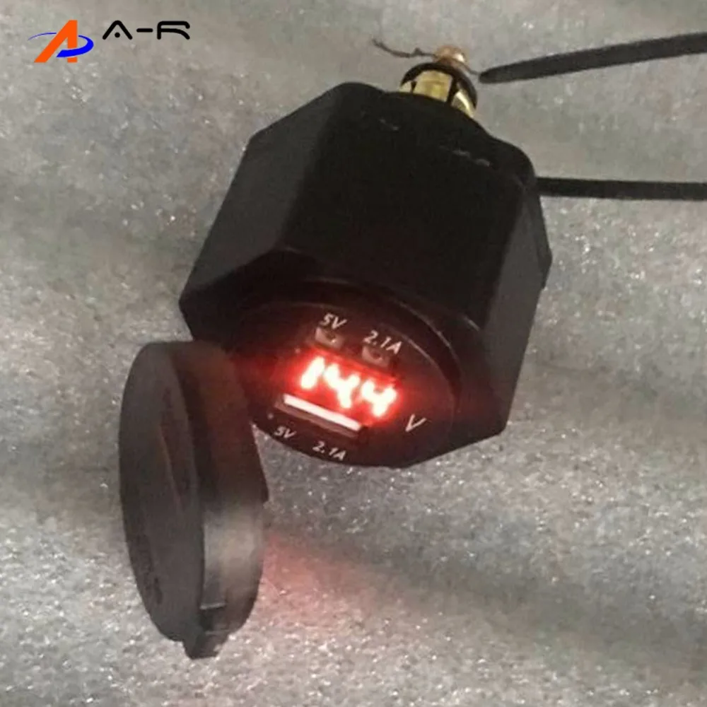 USB порт зарядное устройство адаптер цифровой дисплей вилка для BMW F800GS F650GS F700GS R1200GS