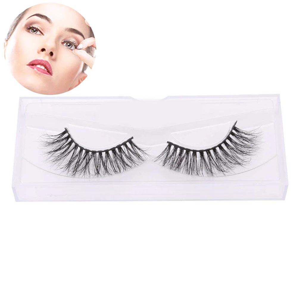 1 пара 3D ресницы ручной эффектный Искусственные накладные толстый крест накрест