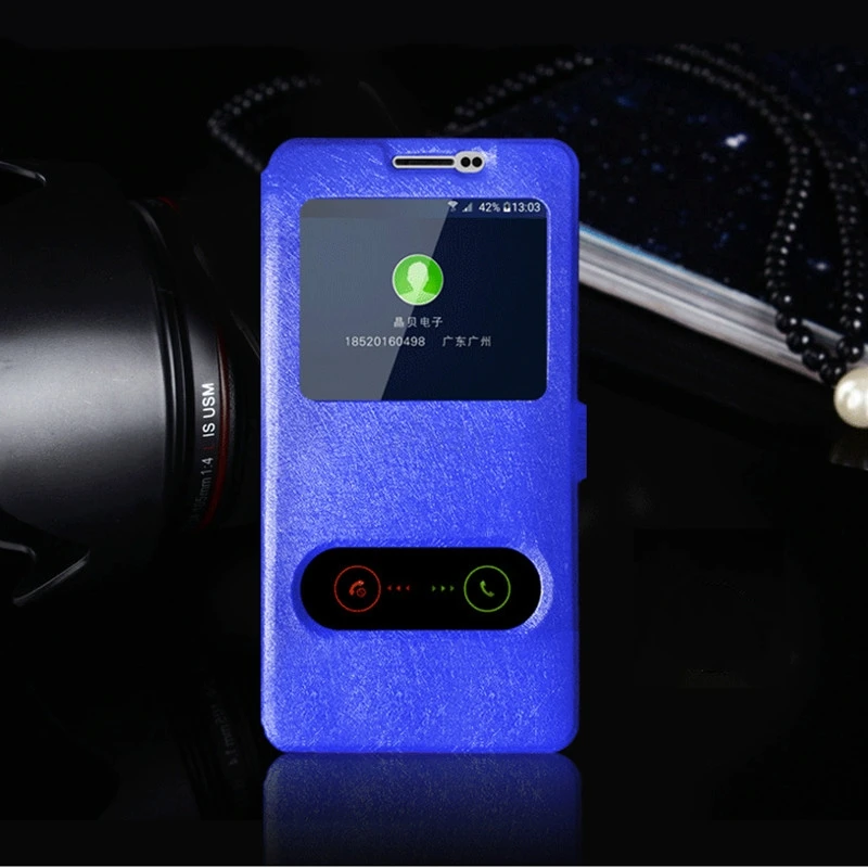 Кожаный флип-чехол для samsung galaxy S9 S8 S10 Plus Note 8 9 S7 край A5 A6 A7 A8 J8 J7 J5 J3 J4 с передним двойным чехол с окошком для экрана крышка
