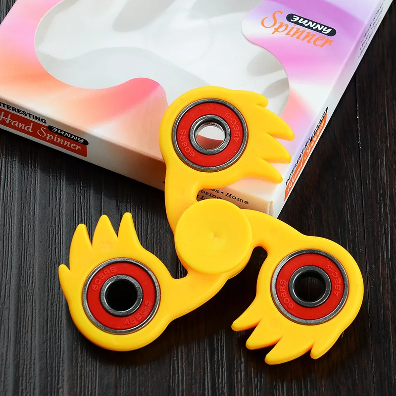 Непоседа Tri-Spinner Игрушки Сенсорные Ерзает Аутизм СДВГ Ручной Счетчик Анти-Стресс