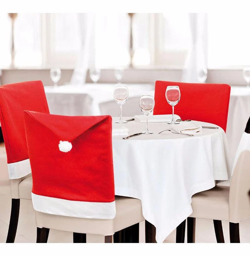 1 предмет Новогоднее украшение Рождественский шлем стульев рождественские