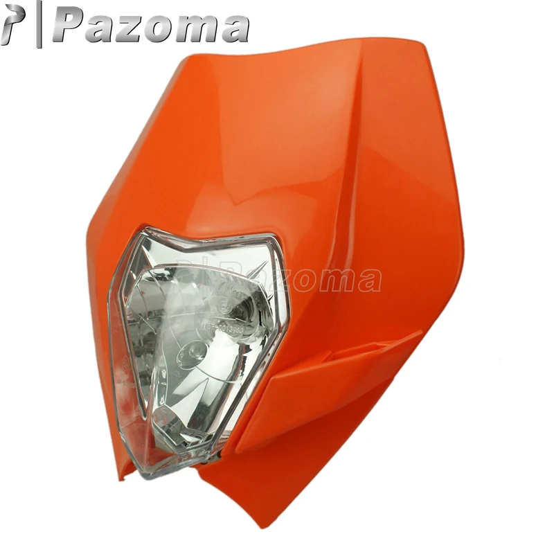 Фара мотоциклетная оранжевая универсальная для SX SXF EXC EXCF 125 200 250 350 450 XCF SMR|headlamps for