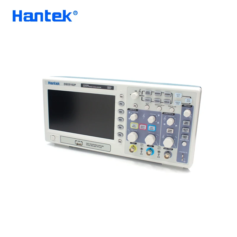 Портативный цифровой Ручной осциллограф Hantek DSO5102P USB 2 канала 100 МГц|oscilloscope usb|hantek
