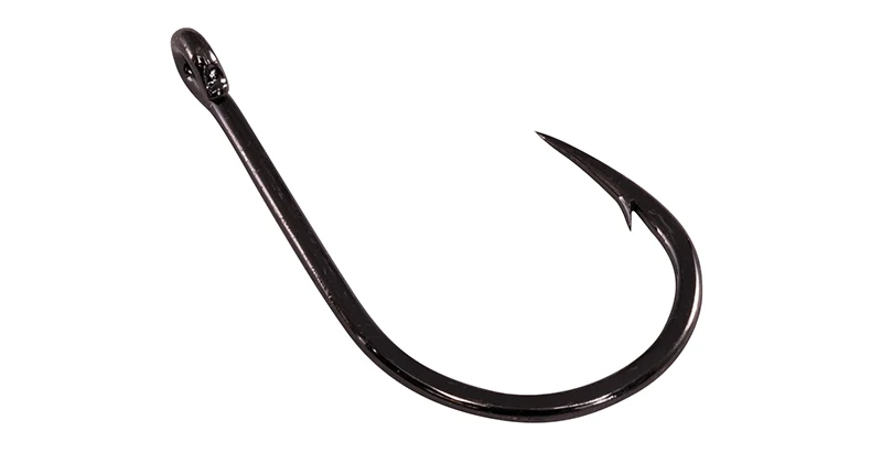 Mustad 10104, Высокоуглеродистая сталь, рыболовный крючок, крючок с колючкой, 1#-10#, удочка для приманки, морской Рыболовный аксессуар