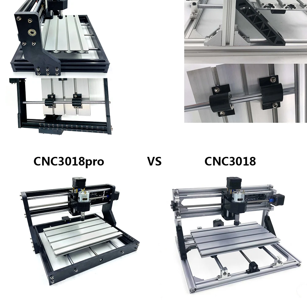 Модернизированный Лазерный Гравировальный мини станок CNC3018 5500 МВт 2500 мвт 500