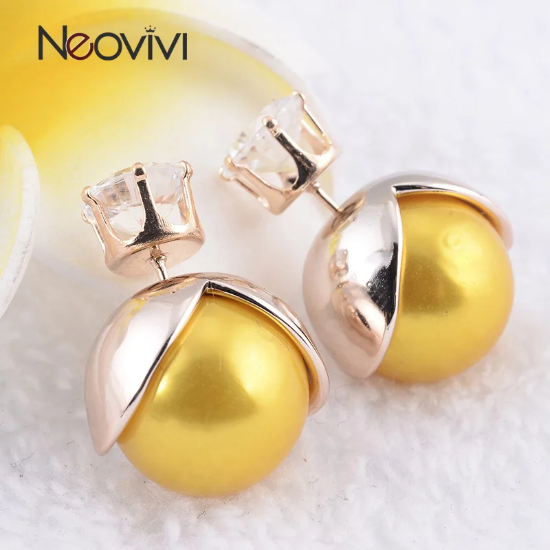 Новый Дизайн Бренда Популярны Роскошный Кристалл Циркона Серьги Стержня