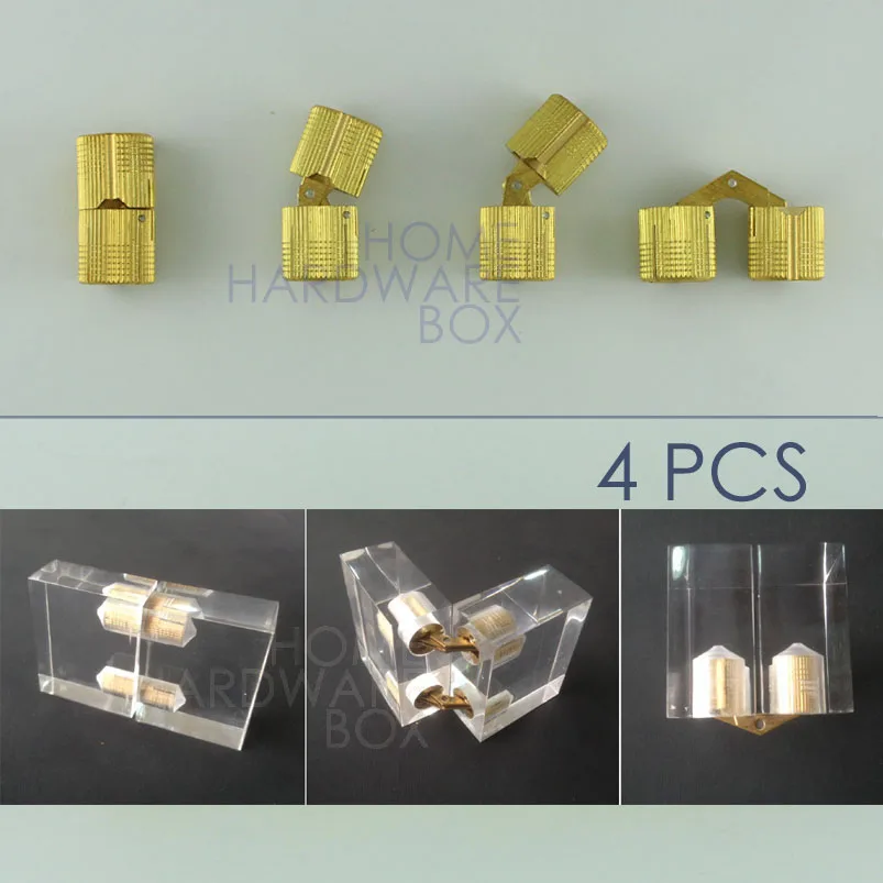 Скрытые петли скрытые латунный Цвет золотой цвет 12 мм 4 шт.|hinges concealed|hidden hingesinvisible