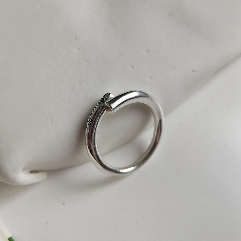 LouLeur, серебро 925 пробы, английские кольца с буквами, серебро, элегантная текстура, темперамент, Corea, женские кольца, хорошее ювелирное изделие дружбы