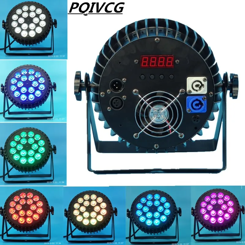 8 шт/RGBW 4in1 18X12W светодиодный PAR Светильник dmx512 Диско светильник s par сценический