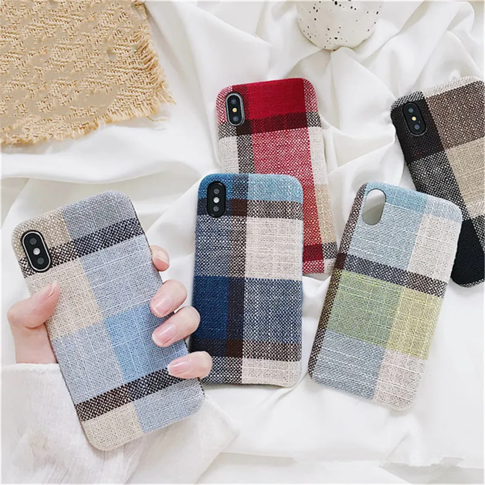 QINUO тканевый зимний чехол для телефона для iphone 8 X XR XS MAX задняя крышка мягкий чехол s для iphone 6S 6 7 8 Plus милый корпус теплый чехол