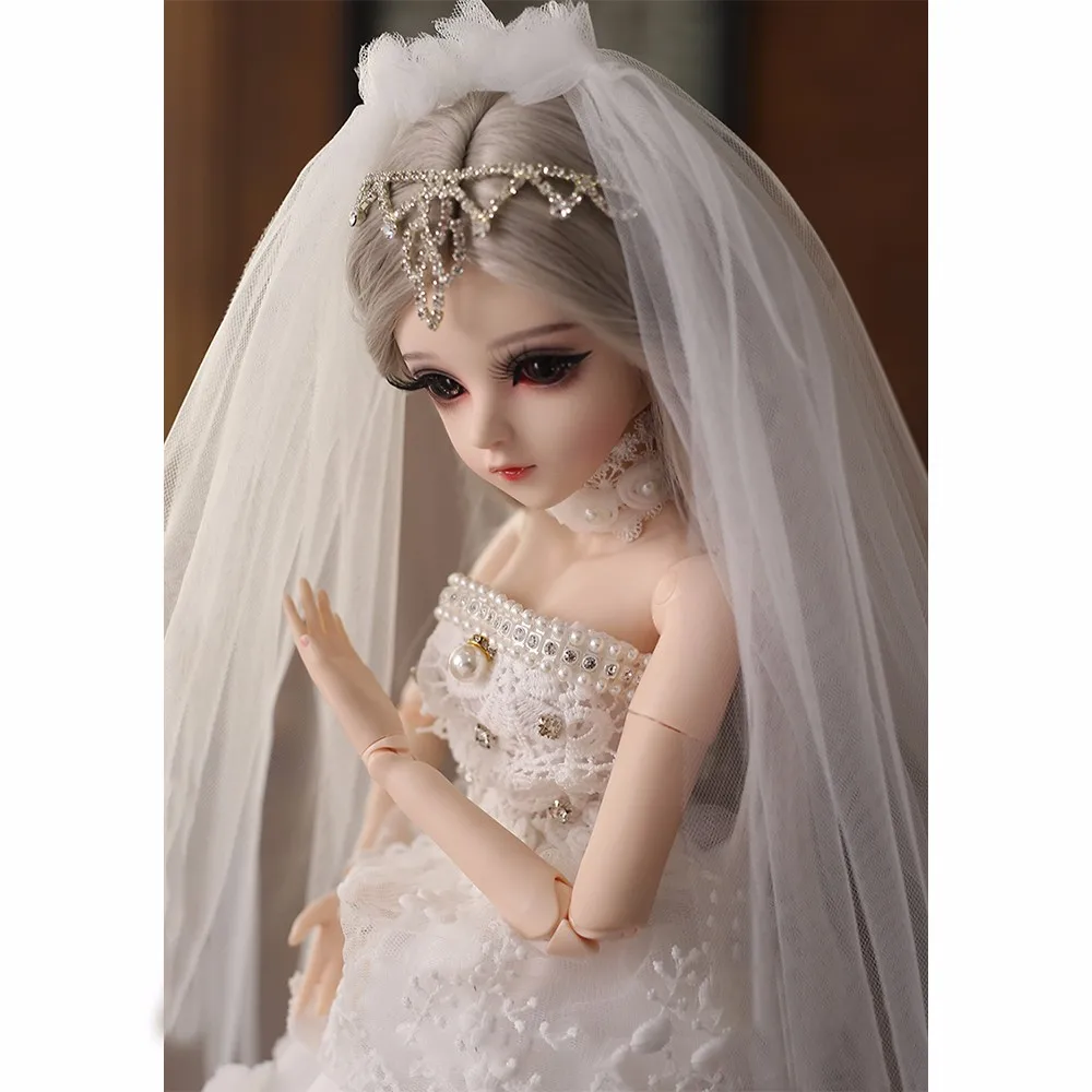 Детские куклы BJD одежда с париками обувь для макияжа силикон 1/3 100% ручная работа