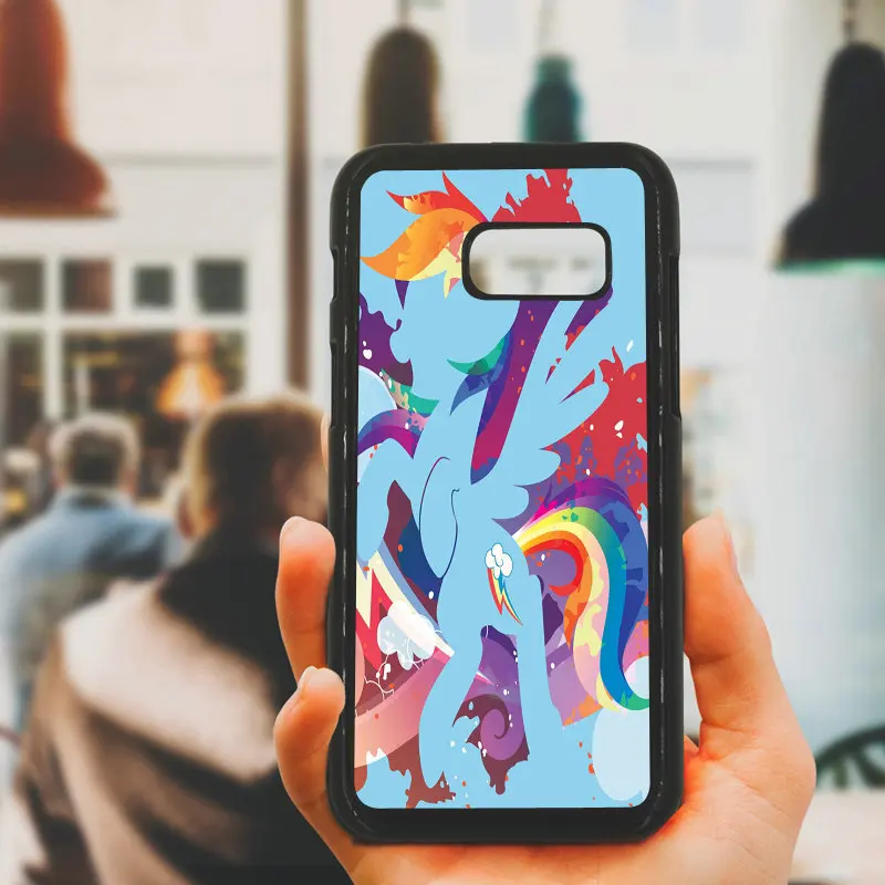 Cell Phone Cases Little Pony Rainbow Dash Clouds Hard Cover for Samsung Galaxy A3 A5 A7 A8 2015 2016 2017 2018 Note 8 5 3 Shell |