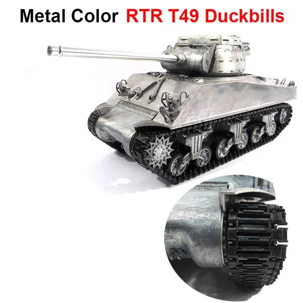 MetalColor RTR T49 D Mato металлическая модель танка готовая к запуску Металл M36B1 rc Танк Разрушитель инфракрасная версия - Цвет: MetalColor RTR T49 D