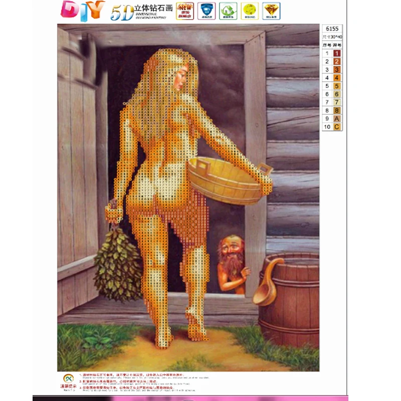 5D DIY Алмазная картина вышивка крестиком голая женщина вышитая Бриллиантовая