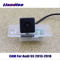 liandlee for audi s5 2013 2018 car rear view rearview camera reverse parking cam hd ccd night vision