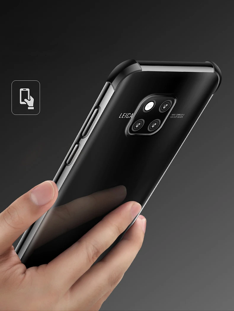 Mate 30 3D Laser elec-покрытие подушка безопасности Чехол для huawei mate 30 20 Pro Lite X чехол анти-шок прозрачный для huawei