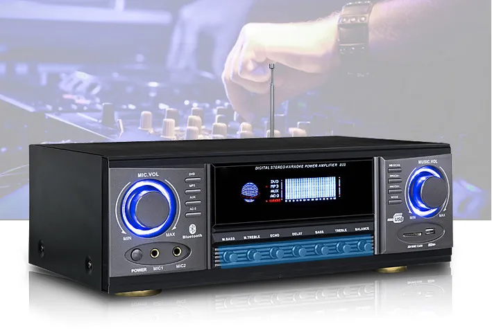 Домашняя Колонка G10 550 Вт 2 канала HIFI Bluetooth радио сабвуфер усилитель светодиодный