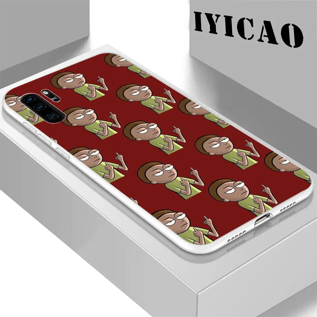 Rick And MortyHard для huawei P30 P20 P9 P10 Plus Pro P Smart Z Lite 2019 Nova 2i 3i 4 5i|Чехлы-накладки| |