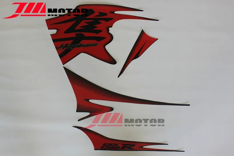 YY-DS-SI-013RD мотоцикл весь автомобиль 3M наклейки красный цвет для Suzuki GSXR1300 Hayabusa 2008-2012