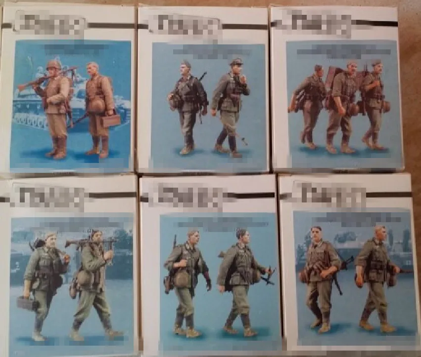 1:35 Resin Figure Model Kit Unassambled Unpainted //T007(13 figures) | Игрушки и хобби