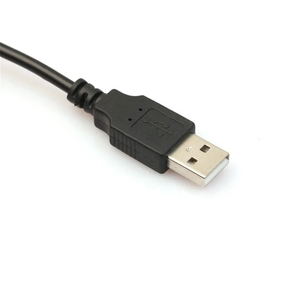 2 фута/60 см черный USB штекер на гнездо удлинитель данных M/F Кабель-адаптер для
