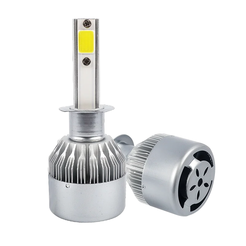 Taitian 2 шт. COB 72 Вт 7600LM 6000 К DC12V Светодиодные фары H1 H4 H7 автомобилей туман лампа H11 9005 9006 Canbus свет лед авто лампы для Toyota