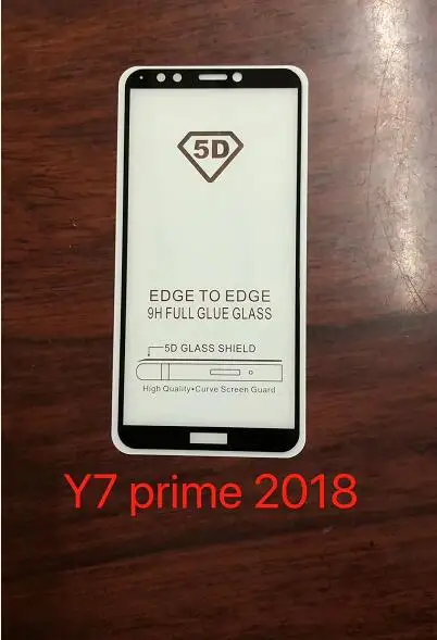 10 шт./лот 5D полное покрытие закаленное стекло протектор экрана для huawei P SMART/Y7PRIME